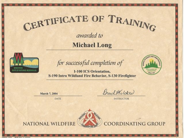 Nwcg Certificate Template