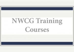 Nwcg Certificate Template Training Qualification Links Nwcg