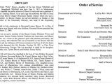 Obituaries Examples Templates 25 Obituary Templates and Samples Template Lab