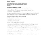 Objective for Resume It Professional Sample Objective 40 Examples In Pdf Word