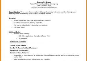 Objective Job Application Resume 8 Cv Objective for Job theorynpractice