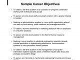 Objective Resume Sample How to Write Career Objective with Sample