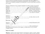 Objective Resume Sample why Resume Objective is Important