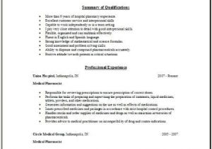 Objectives In Resume for Job Interview Medical Pharmacy Resume2 Job Interviews Resume
