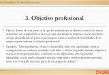 Objetivo Profesional Resume Ejemplos De Curriculum Vitae Con Objetivo Personal