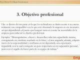 Objetivo Profesional Resume Ejemplos De Curriculum Vitae Con Objetivo Personal