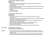 Occupational therapy Student Resume Example Occupational therapy Resume Samples Velvet Jobs