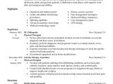 Occupational therapy Student Resume Example Physical therapist Resume Examples Created by Pros