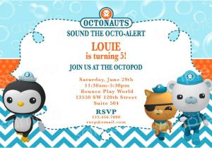 Octonauts Templates Octonauts Birthday Invitation Diy Digital by Modpoddesigns