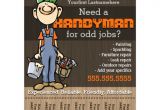 Odd Jobs Flyer Templates Handyman Carpenter Plumberpainter Odd Jobs Full Color