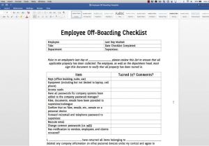 Offboarding Email Template Employee Off Boarding Checklist Template Youtube