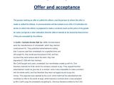 Offer and Acceptance Contract Template Contract Law assignment Offer and Acceptance