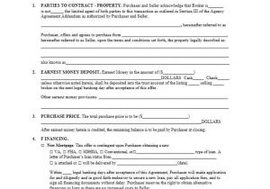 Offer to Purchase Contract Template 37 Simple Purchase Agreement Templates Real Estate Business