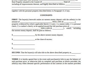 Offer to Purchase Contract Template Real Estate Contract Template 14 Download Free