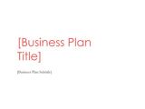 Office Business Plan Template Business Plan