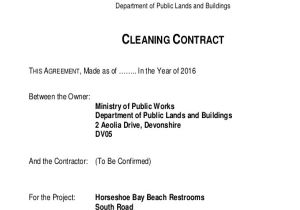 Office Cleaning Contract Template 15 Cleaning Contract Templates Docs Word Pdf Apple