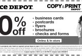 Office Depot Flyer Templates Office Depot 30 Off Copy and Print Coupon Print Coupon King