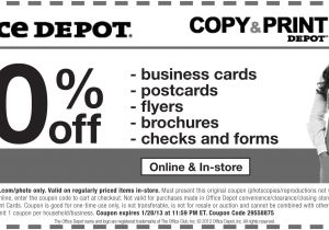 Office Depot Flyer Templates Office Depot 30 Off Copy and Print Coupon Print Coupon King
