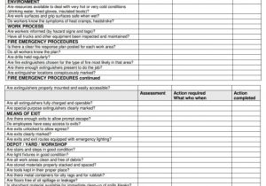 Office Safety Inspection Checklist Template 27 Images Of Employee Safety Checklist Template