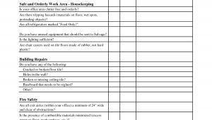 Office Safety Inspection Checklist Template Best Photos Of Room Inspection Checklist Template Hotel