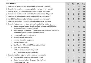 Office Safety Inspection Checklist Template Compliance Checklist Template 10 Free Excel Pdf
