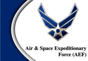 Official Air force Powerpoint Template Ppt Air Space Expeditionary force Aef Powerpoint
