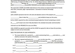 Official Contract Template Sample Commercial Office Lease Agreement 8 Documents In