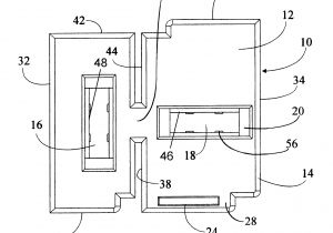 Old Work Box Template Patent Us6434848 Template for Scribbing Electrical Box