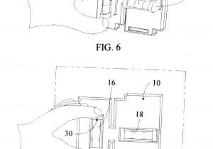 Old Work Box Template Patent Us6434848 Template for Scribbing Electrical Box