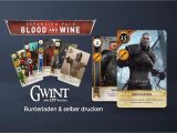 Oliver S Unique Card Witcher 3 Selber Basteln Gwint Kartenset Gwent Playing Cards Dlc