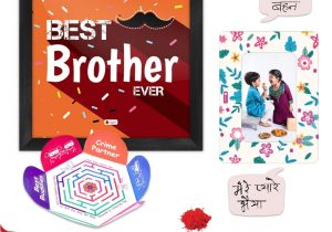 On the Border Gift Card Buy Indigifts Rakhi for Brother with Gift Quote Printed