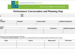 One On One Performance Review Template Simple 1 Page Performance Review form