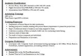 One Page Fresher Resume format Over 10000 Cv and Resume Samples with Free Download One