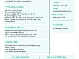One Page Fresher Resume format Sample Resume format for Fresh Graduates One Page format