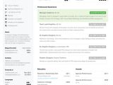One Page Simple Resume format Simple and Clean One Page Resume Template On Behance