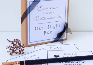 One Year Anniversary Card for Boyfriend Date Night Box Date Night Ideas Date Night Cards First