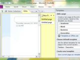 Onenote Section Template How to Set Default Template for New Pages In Onenote