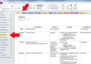 Onenote Section Template How to Use Onenote for Travel Planning Susan solo