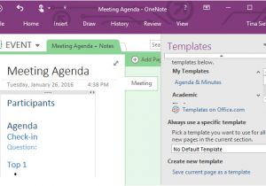 Onenote Section Template How You Can Use Microsoft Onenote for Project Management