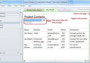 Onenote Section Template Microsoft Onenote 2010 Office 39 S Best Kept Productivity Secret