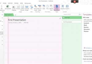 Onenote Section Template Updated Page Template Options for Microsoft Onenote