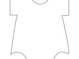 Onesie Paper Template Templates Baby Onesie and Cut Outs On Pinterest
