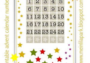 Online Advent Calendar Template Free Printable Advent Calendar Numbers Ausdruckbarer