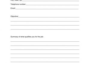 Online Blank Resume form Resume Design Blank Resume Template Sample Blank Resume