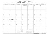 Online Calendar Template 2014 5 Best Images Of 12 Month Calendar 2014 Printable