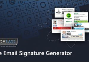 Online Email Template Generator Free Email Signature Generator with Templates