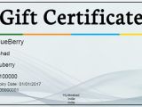 Online Gift Certificate Template Gift Certificate Template 34 Free Word Outlook Pdf