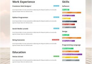 Online One Page Resume Template 41 HTML5 Resume Templates Free Samples Examples format
