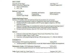 Online One Page Resume Template One Page Resume Template 12 Free Word Excel Pdf