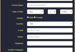 Online Registration form Template HTML 25 Unique Registration form Sample Ideas On Pinterest
